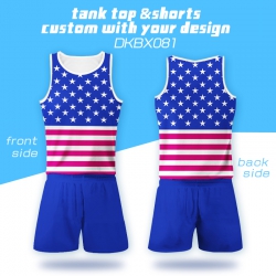 DKBX081-Tank Top  Shorts S M L...