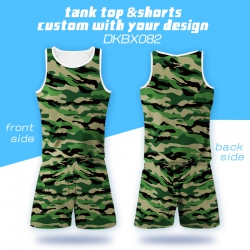 DKBX082-Tank Top Shorts S M L ...