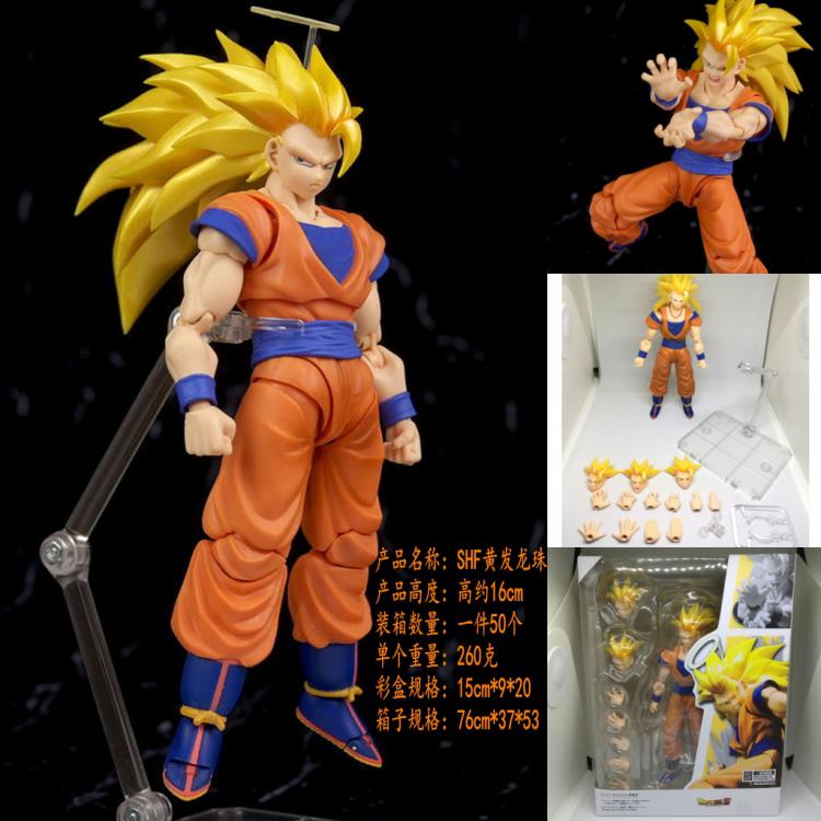 Dragon Ball Goku Yellow Hair 16CM