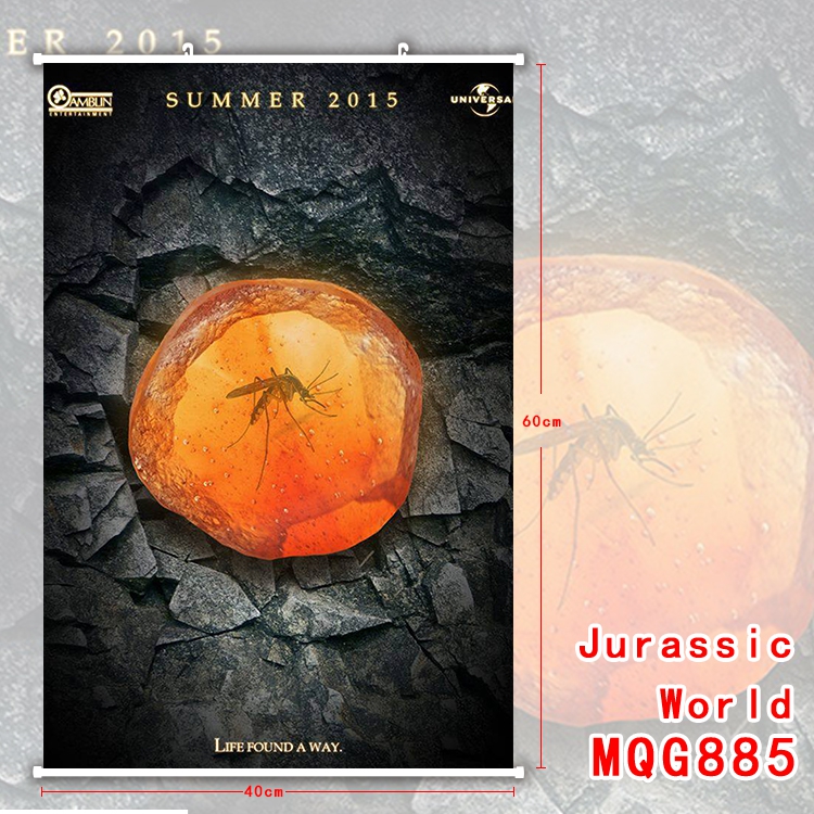 Jurassic World Wall Scroll  MQG885(40X60)