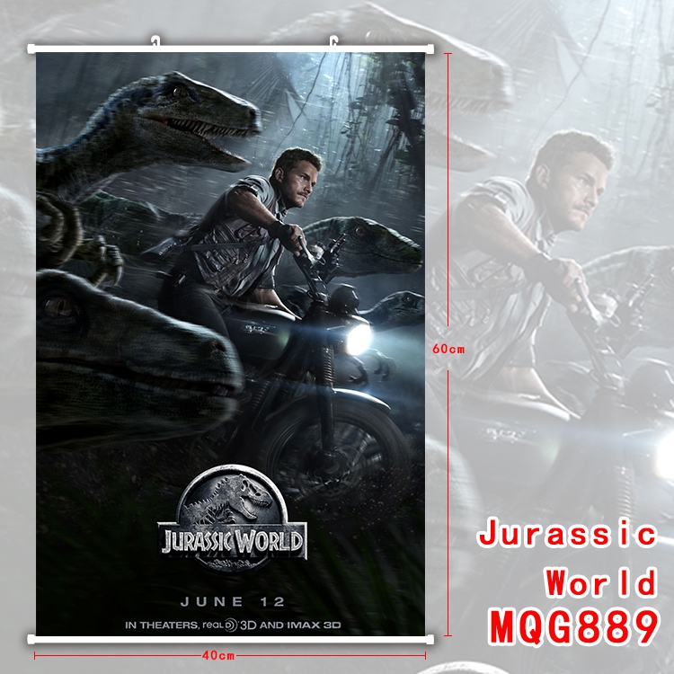 Jurassic World Wall Scroll  MQG889(60X90)