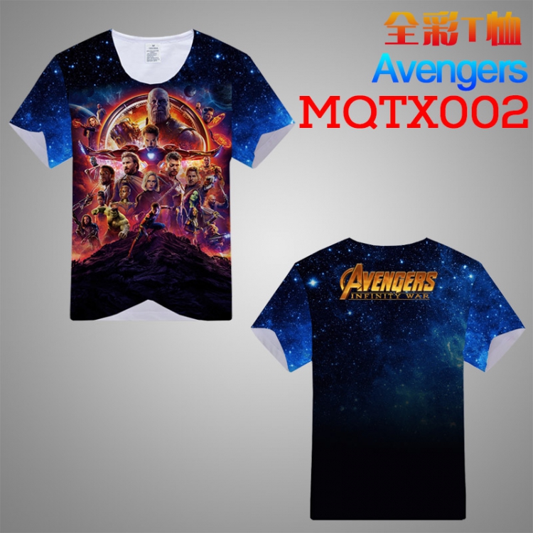 Avengers: Infinity War Double-sided M L XL XXL XXXL