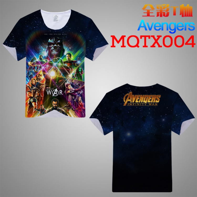 Avengers: Infinity War Double-sided M L XL XXL XXXL