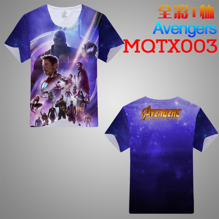 Avengers: Infinity War Double-sided M L XL XXL XXXL