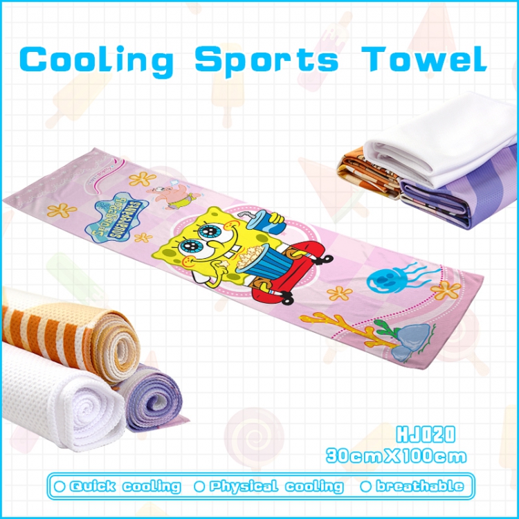 HJ020 Sweat Towel SpongeBob