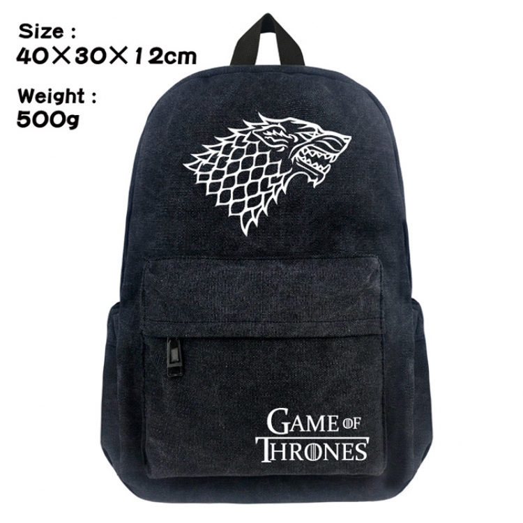 Canvas Bag Game of Thrones Backpack