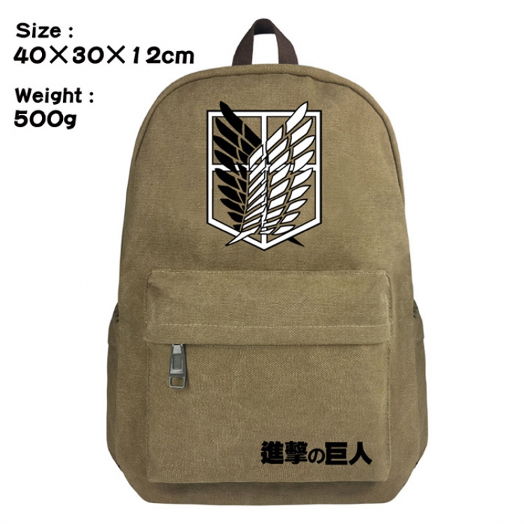 Canvas Bag Shingeki no Kyojin Backpack