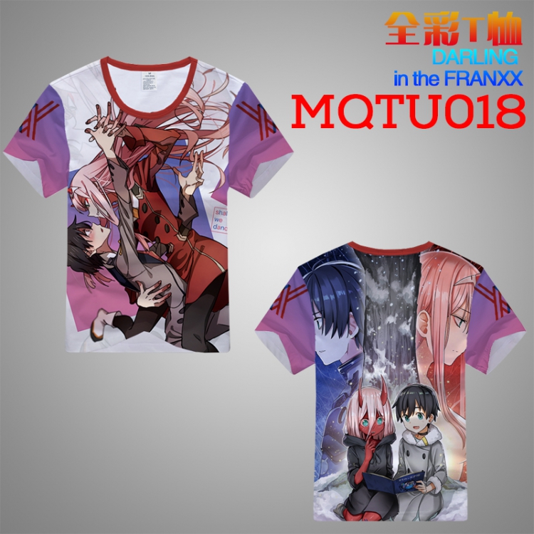 DARLING in the FRANXX MQTU018 T-Shirt M L XL XXL XXXL