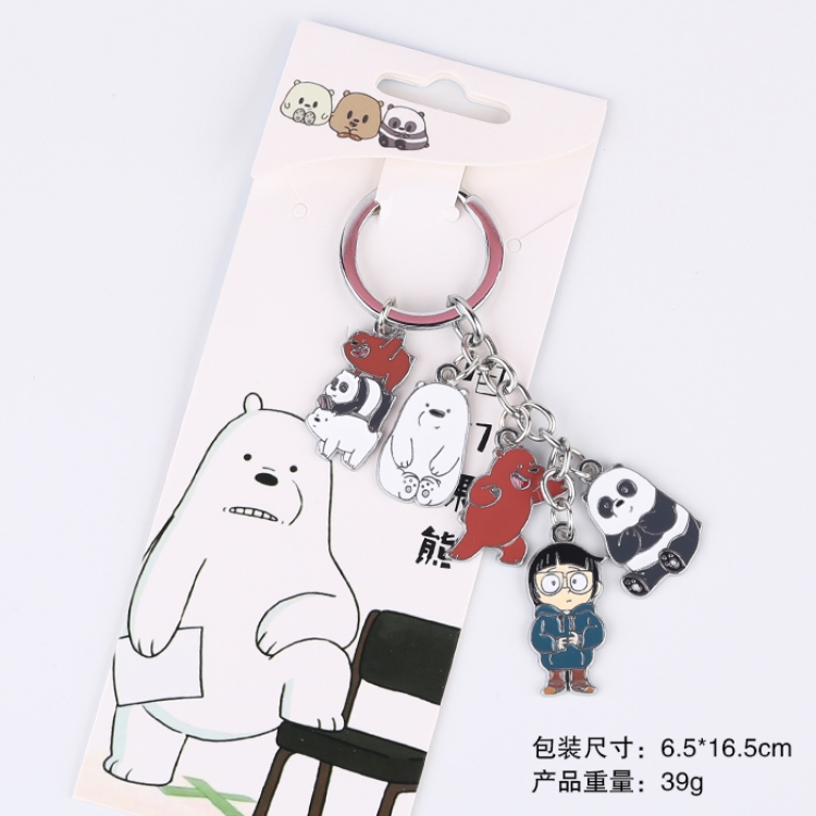 Key Chain We Bare Bears price for 5 pcs a set 39G