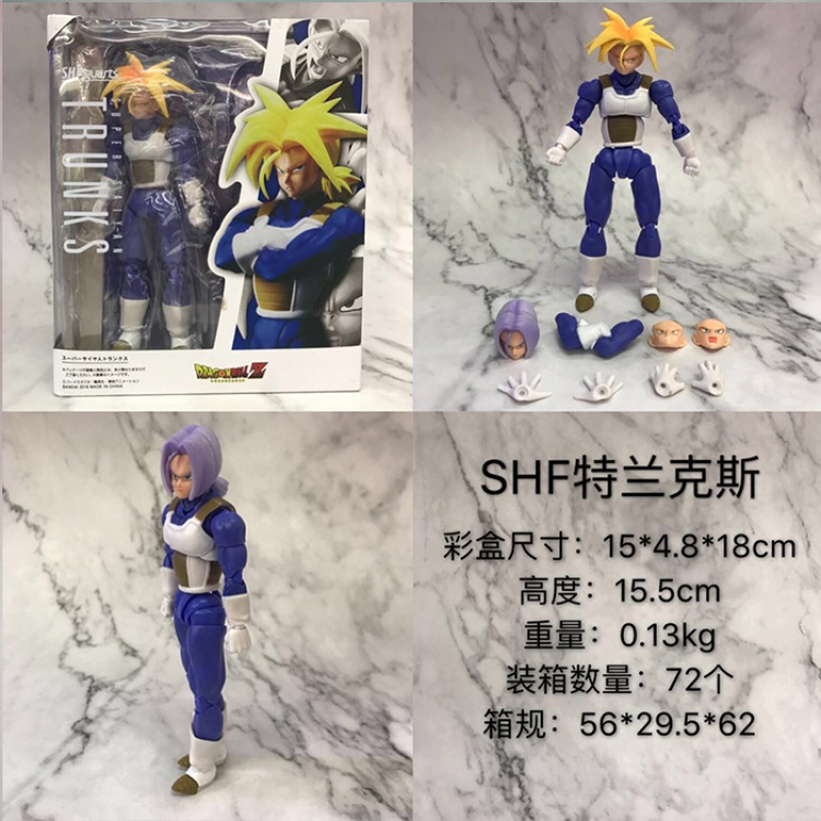 Figure DRAGON BALL Trunks Movble Figure 15.5CM