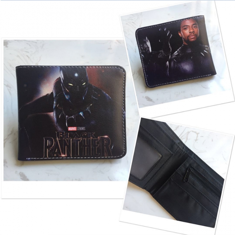 Wallet Black Panther Double-sided Wallet