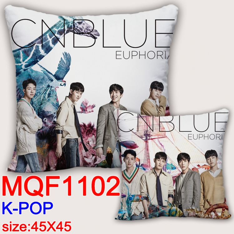 Cushion K-POP Double-sided 45X45CM  MQF1102
