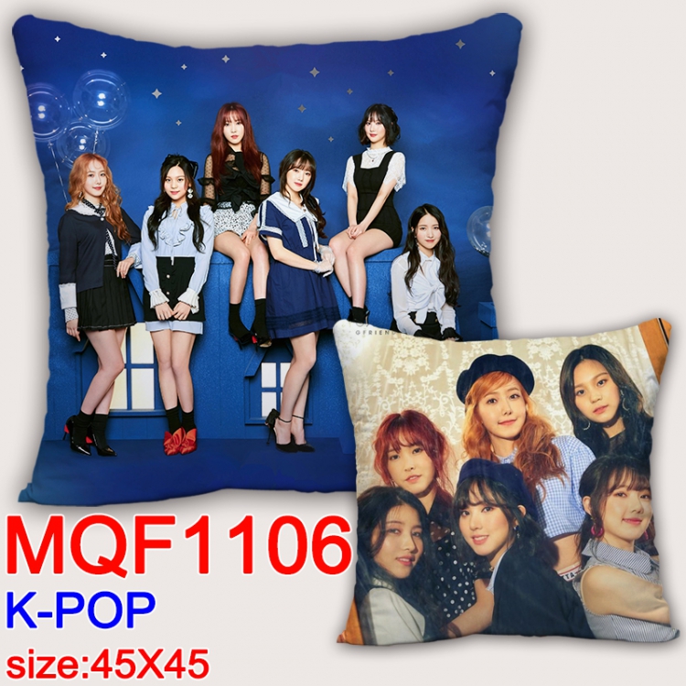 Cushion K-POP Double-sided 45X45CM  MQF1106