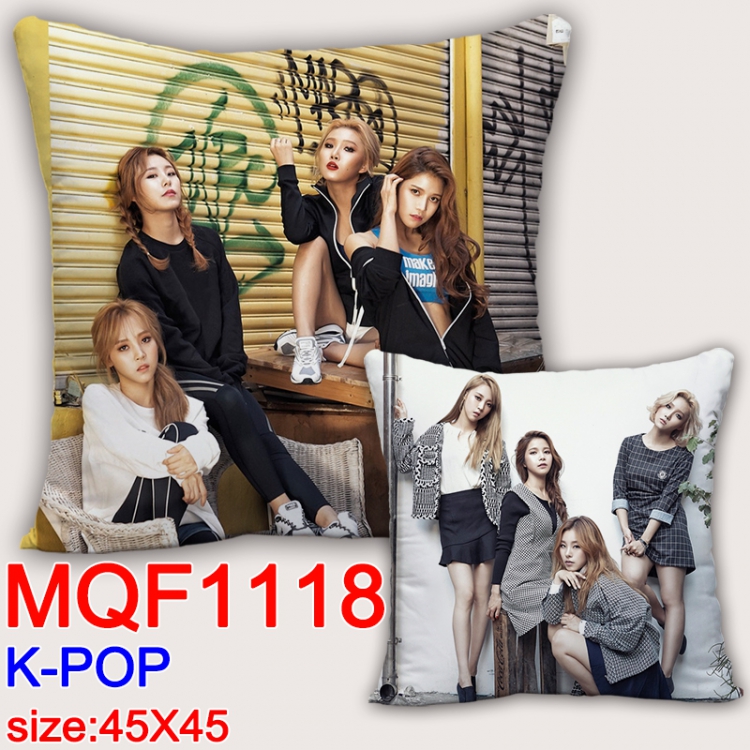 Cushion K-POP Double-sided 45X45CM  MQF1118