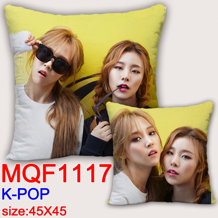 Cushion K-POP Double-sided 45X45CM  MQF1117