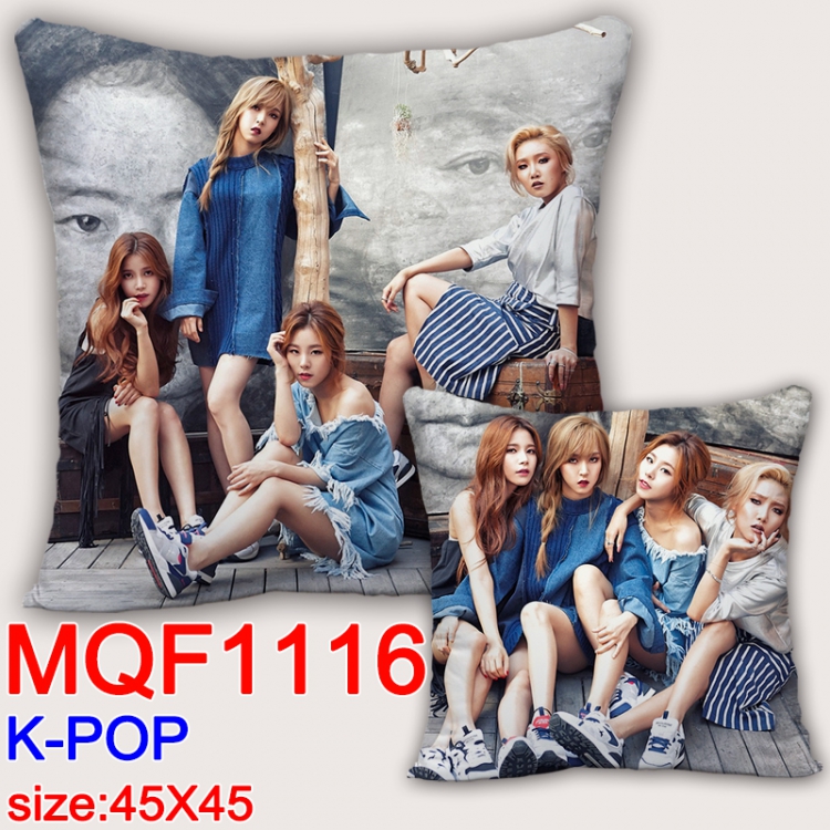 Cushion K-POP Double-sided 45X45CM  MQF1116