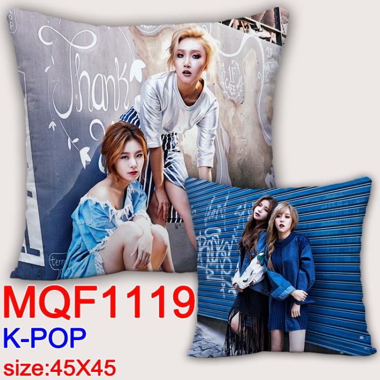 Cushion K-POP Double-sided 45X45CM  MQF1119