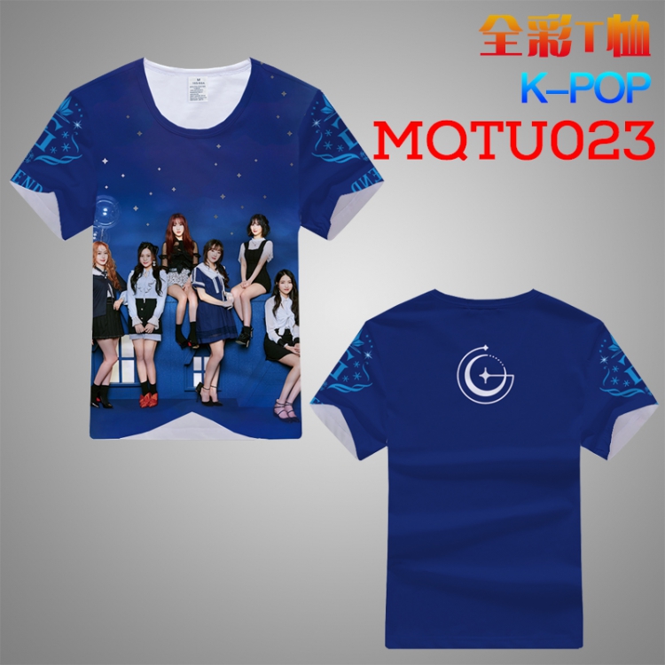 T-shirt K-POP Double-sided M L XL XXL XXXL MQTU023