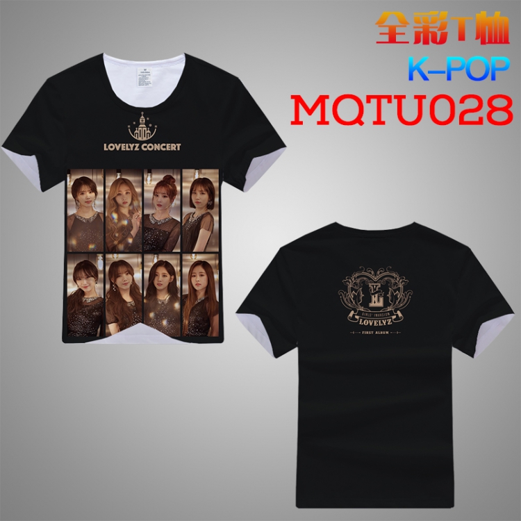 T-shirt K-POP Double-sided M L XL XXL XXXL MQTU028