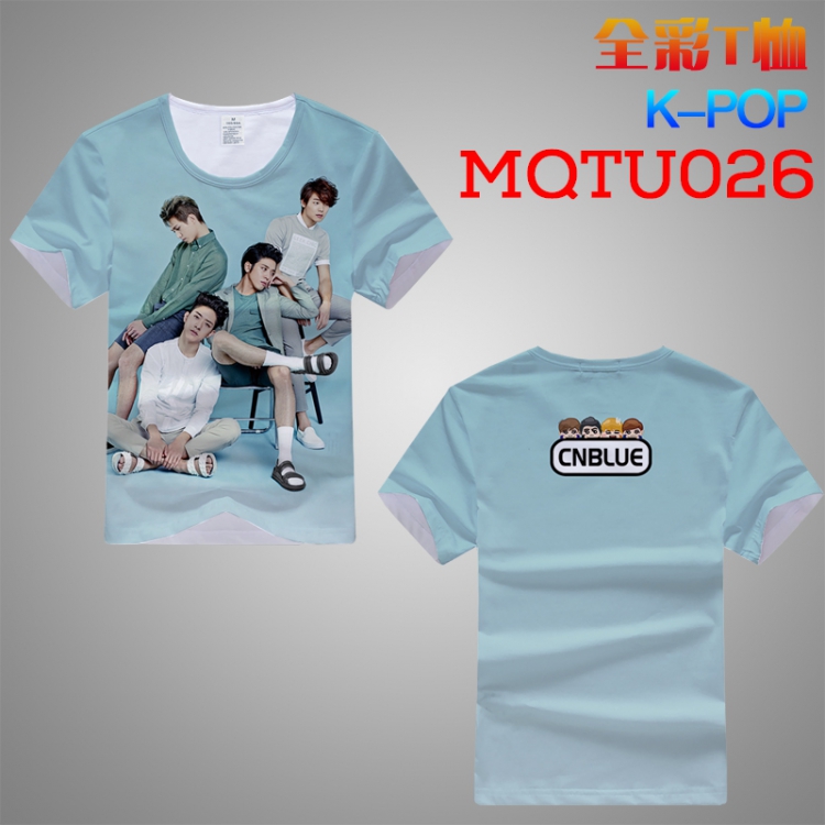 T-shirt K-POP Double-sided M L XL XXL XXXL MQTU026