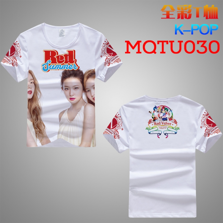 T-shirt K-POP Double-sided M L XL XXL XXXL MQTU030