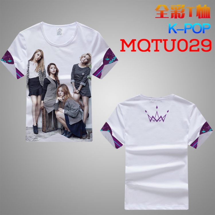 T-shirt K-POP Double-sided M L XL XXL XXXL MQTU029