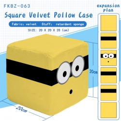 FKBZ063 Minions Square Pillow