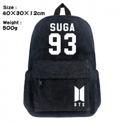 Canvas Bag BTS SUGA Backpack