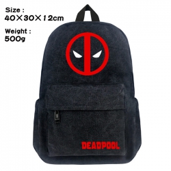 Canvas Bag Deadpool Backpack
