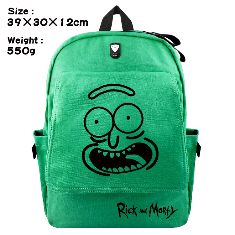 Canvas Bag Rick and Morty Backpack