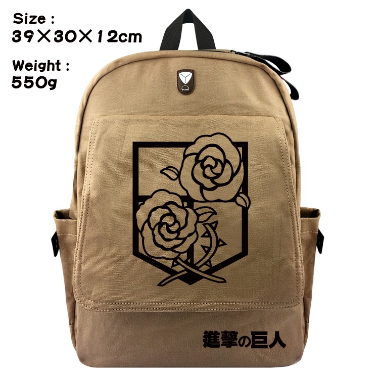 Bag Shingeki no Kyojin Canvas Backpack