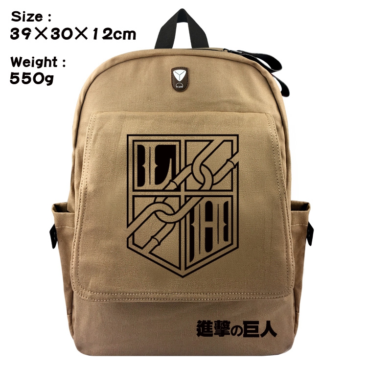 Bag Shingeki no Kyojin Canvas Backpack