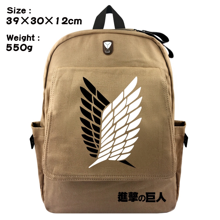 Bag Shingeki no Kyojin Canvas Backpack