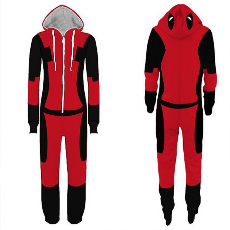 Pajamas Deadpool price for 2 pcs S-M-L-XL-XXL-XXXL 3 days in advance booking