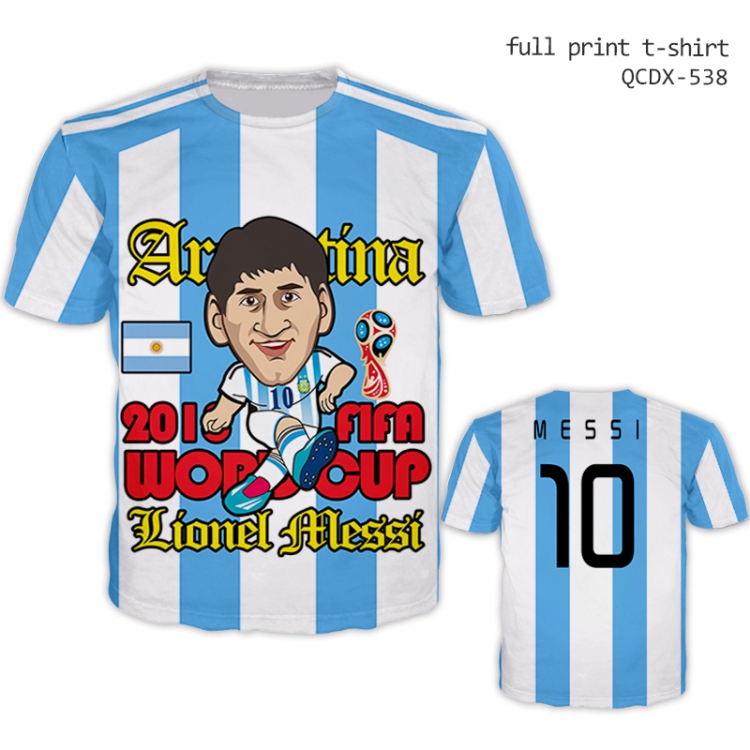 T-shirt FIFA World Cup Argentina Double-sided S M L XL XXL