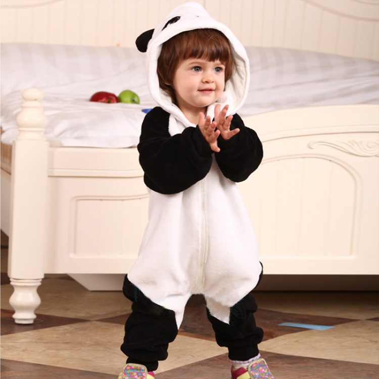 Pander The New Cute Flannel White Baby Romper 70 80 90 100 110 Price For 4 Sets