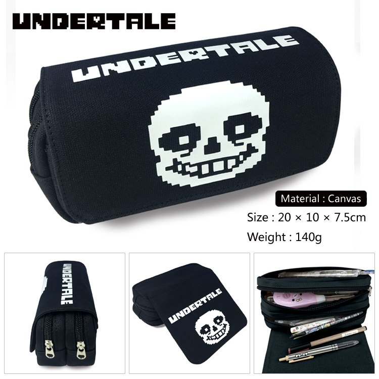 Canvas Sans Pencil Bag Undertale