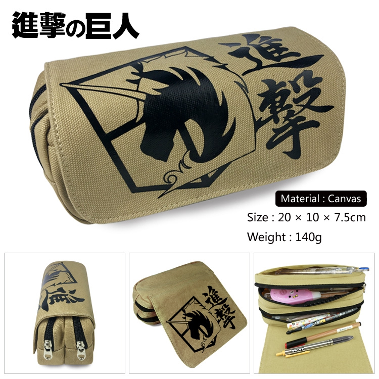 Canvas Pencil Bag Shingeki no Kyojin