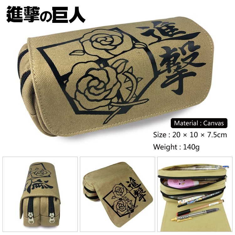 Canvas Pencil Bag Shingeki no Kyojin