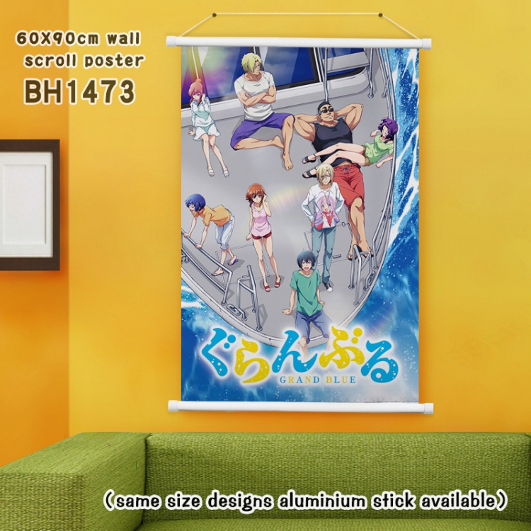 (60X90)BH1473 Wall Scroll GrandBlue