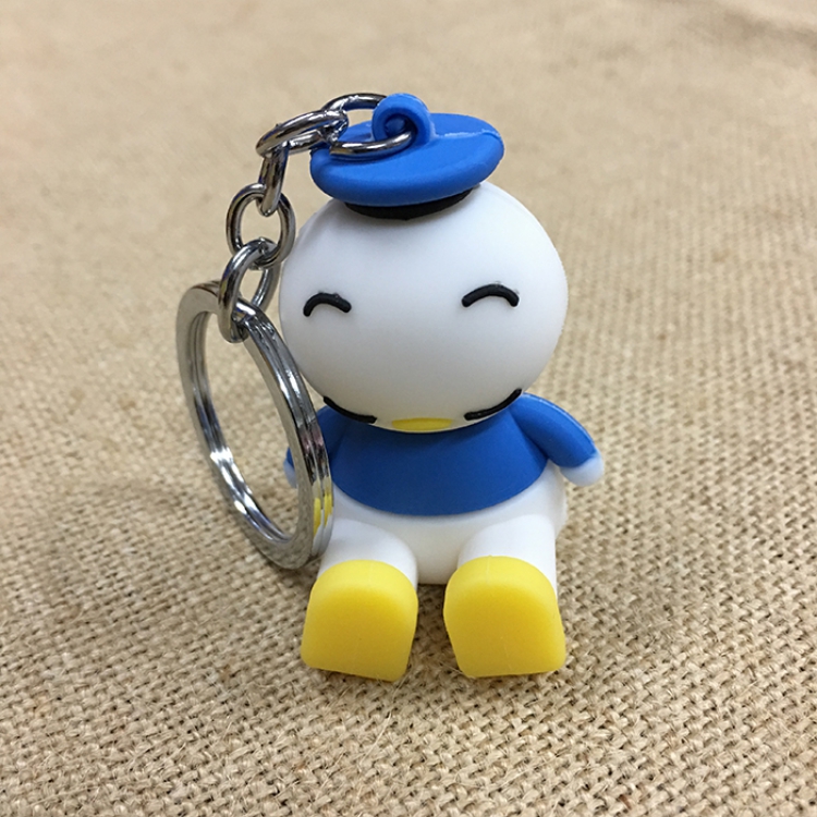 Key Chain Disney Donald Fauntleroy Duck Ring holder for mobile phone