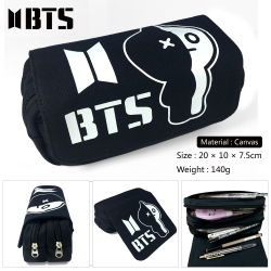 Canvas Pencil Bag BTS Robot