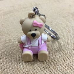 Key Chain Teddy bear Ring hold...