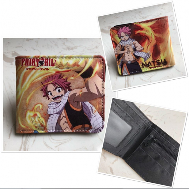 Full Color PU Short Wallet Fairy tail