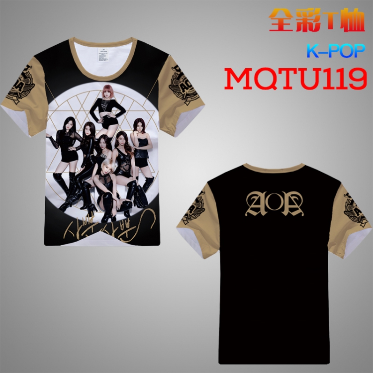 AOA MQTU119 Modal T-Shirt M L XL XXL XXXL