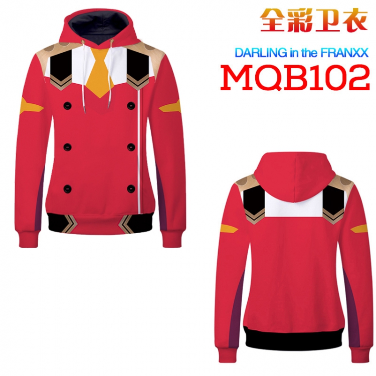 DARLING in the FRANXX MQB102 NO Zipper M-L-XL-XXL-XXXL