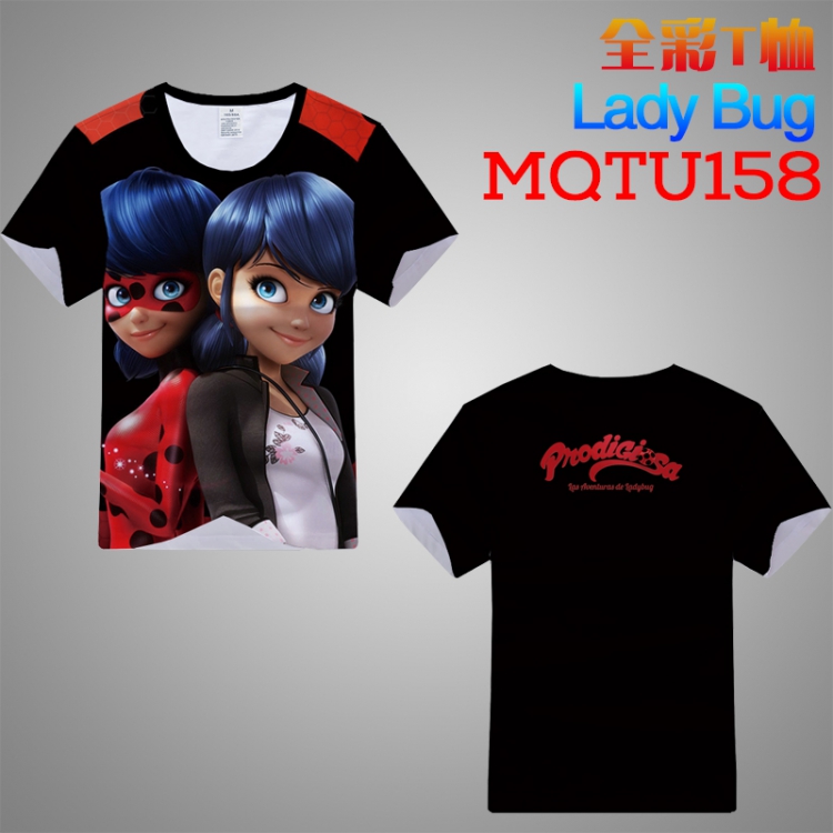 MQTU158 Miraculous Ladybug Modal T-Shirt M L XL XXL XXXL