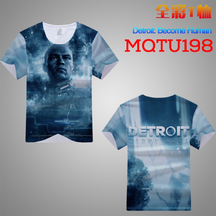 T-shirt Detroit: Become Huma Double-sided M L XL XXL XXXL MQTU198