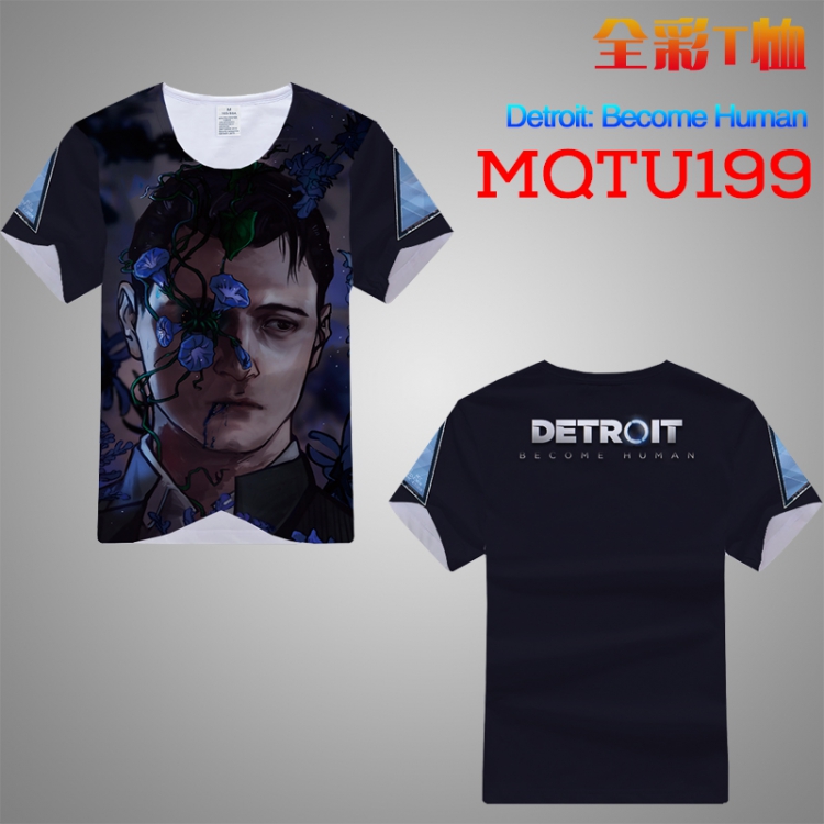 T-shirt Detroit: Become Huma Double-sided M L XL XXL XXXL MQTU199