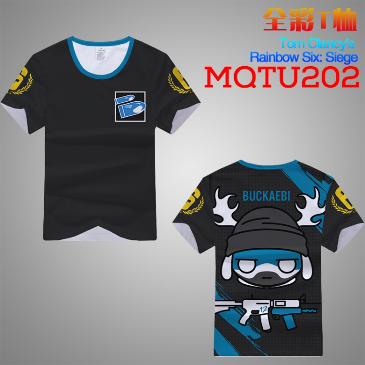 T-shirt Rainbow Six Double-sided M L XL XXL XXXL MQTU202